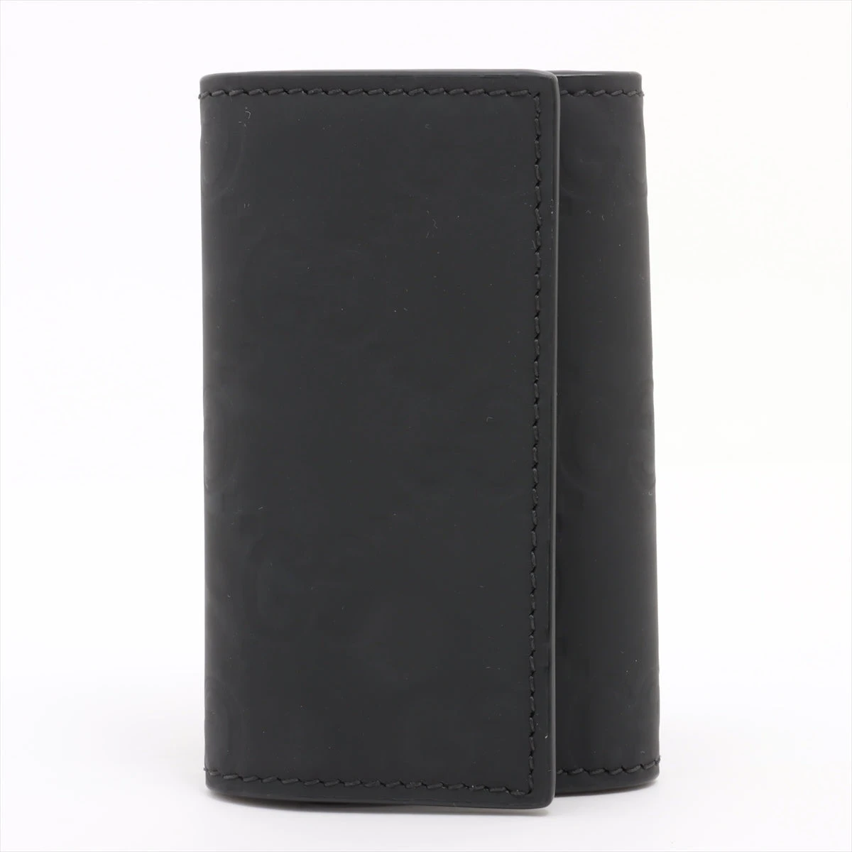 グッチ GGラバーエフェクト 771312 レザー キーケース ブラック