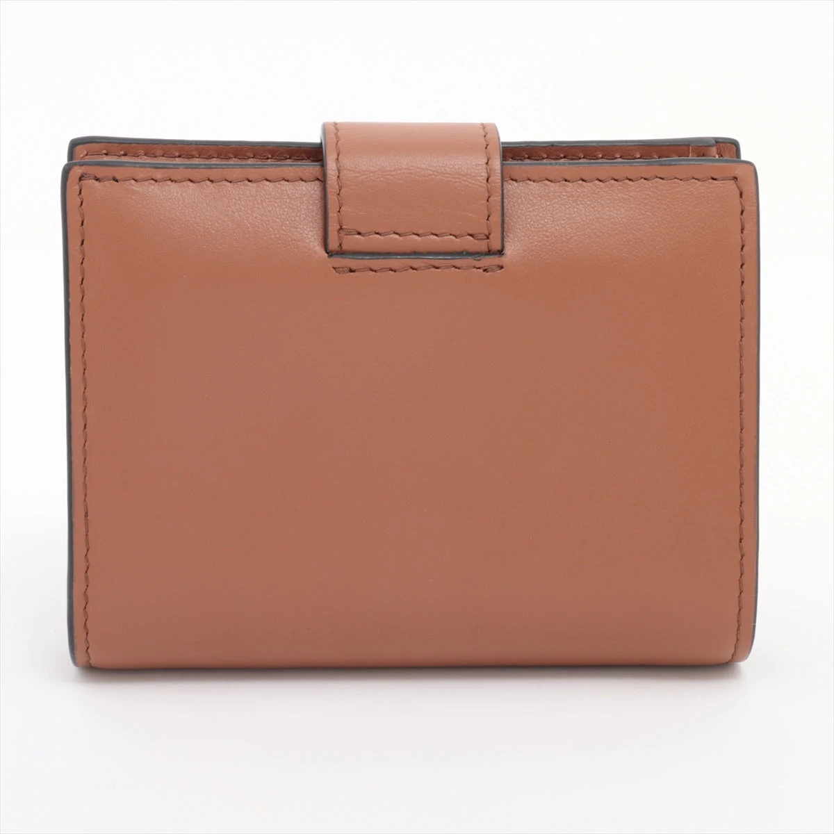 プラダ 1MV204 レザー コンパクトウォレット コニャック A3382022