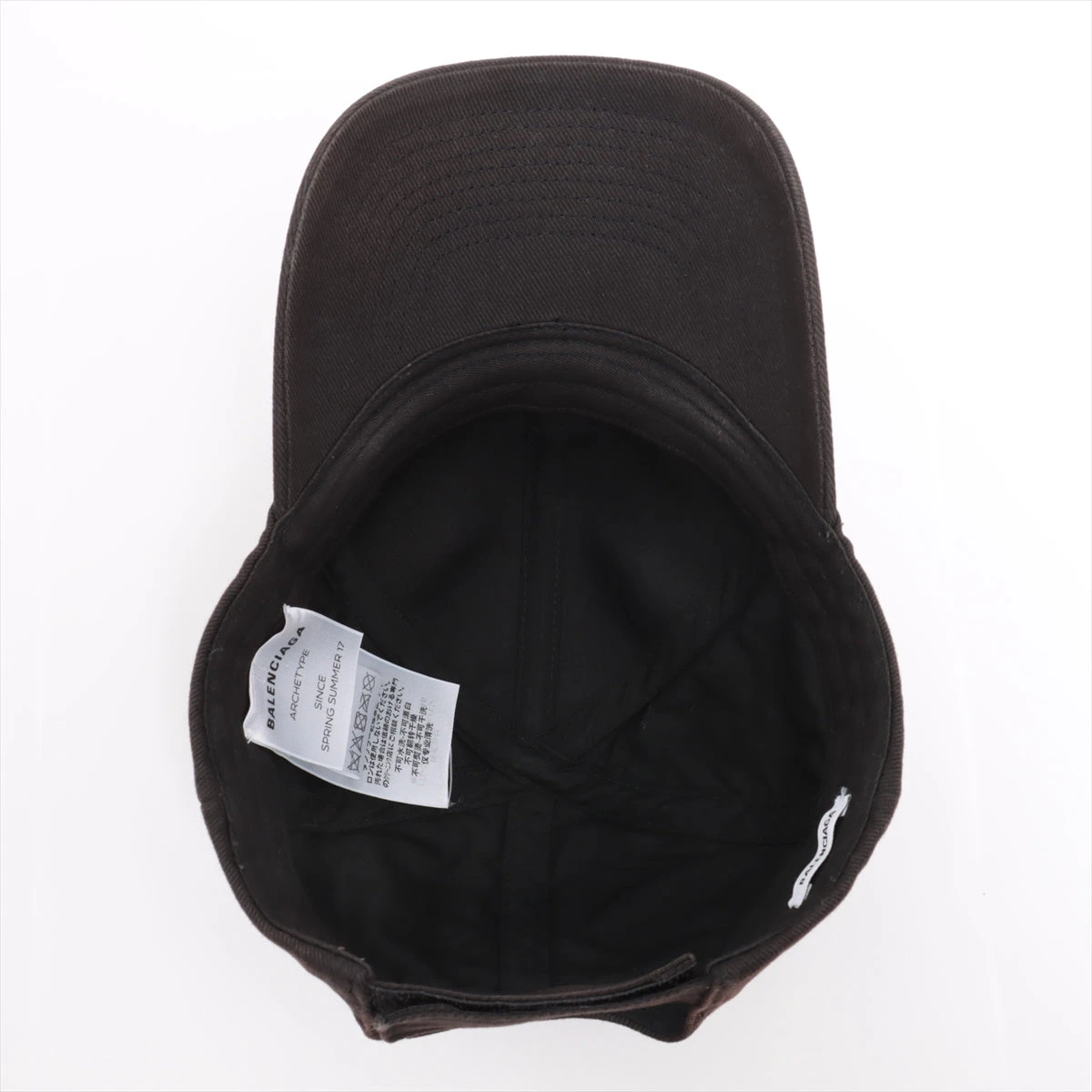 新品・未使用☆正規品　バレンシアガ　ロゴ　キャップ　L バレンシアガ ロゴ キャップ L コットン ブラック A3377849