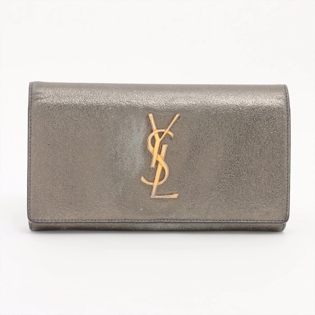 YVESSAINTLAURENT イヴサンローラン 財布 シルバー メタリック YVESSAINTLAURENT イヴサンローラン 財布 シルバー メタリック