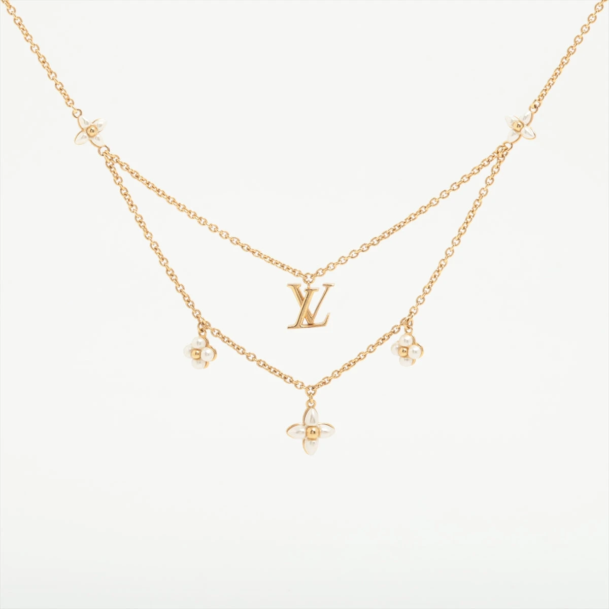 ヴィトン M00981 ネックレスLVフローラグラム GK0233 ネックレス GP