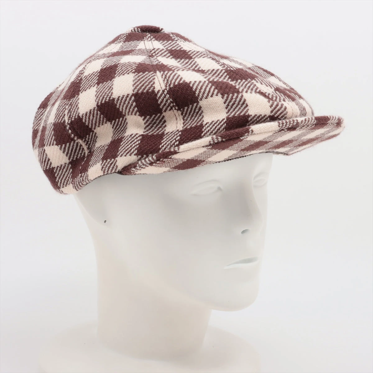 グッチ キャスケット XL 60 ウール ブラウン 715061 HAHAHA A3360481