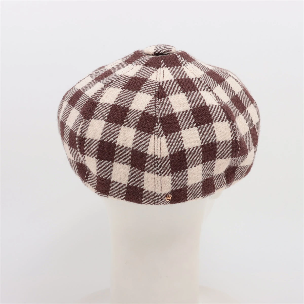 グッチ キャスケット XL 60 ウール ブラウン 715061 HAHAHA A3360481