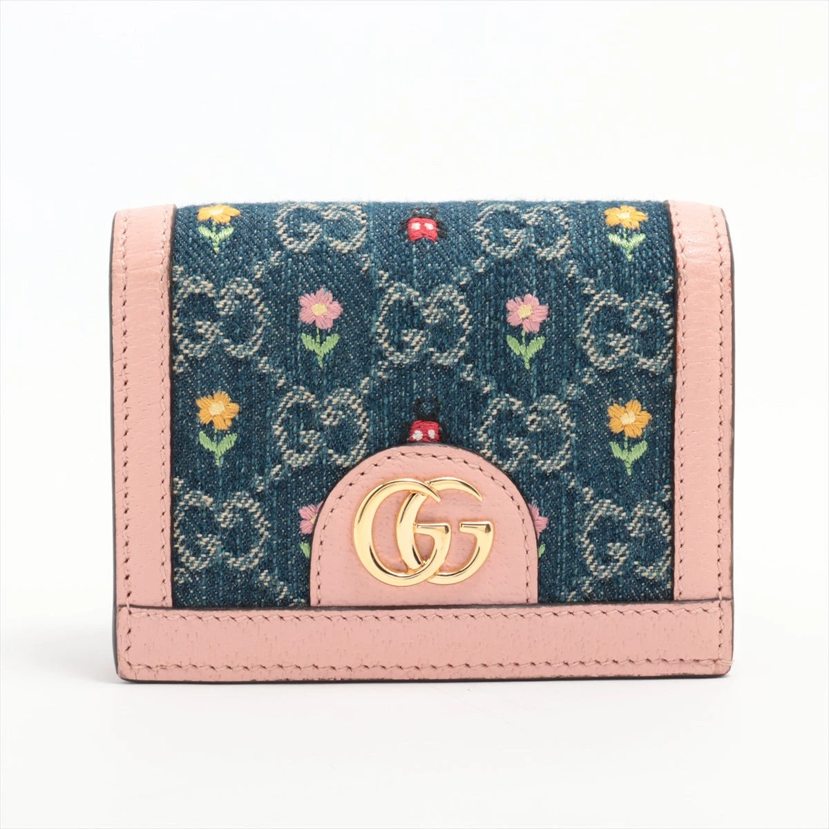 グッチ GGデニム フローラル エンブロイダリー 523155 デニム