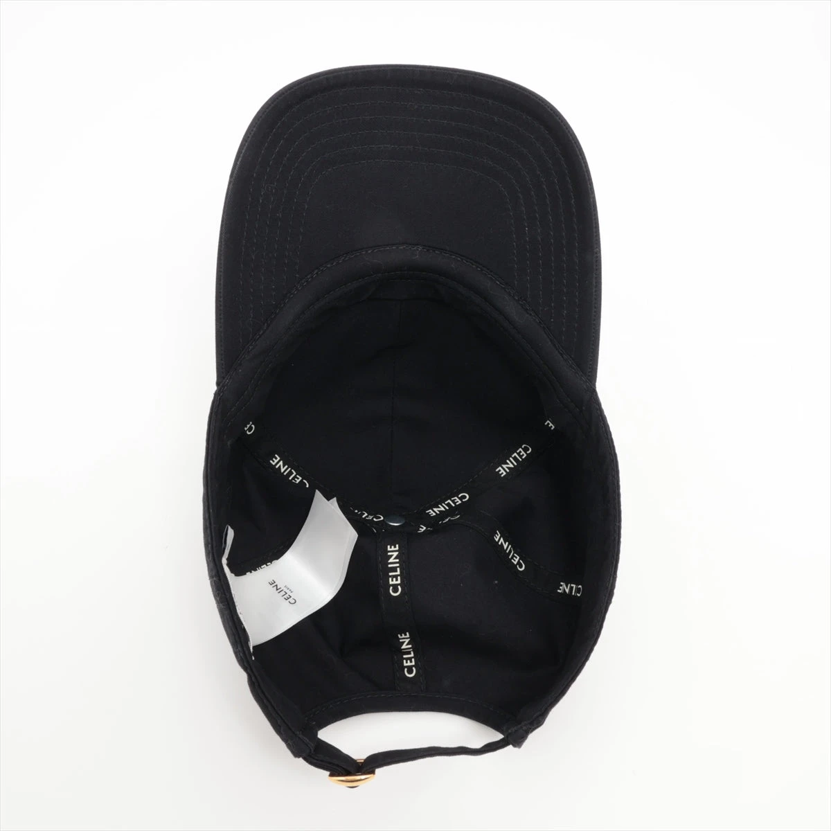 セリーヌ 2AUT6969P トリオンフ キャップ M コットン ブラック