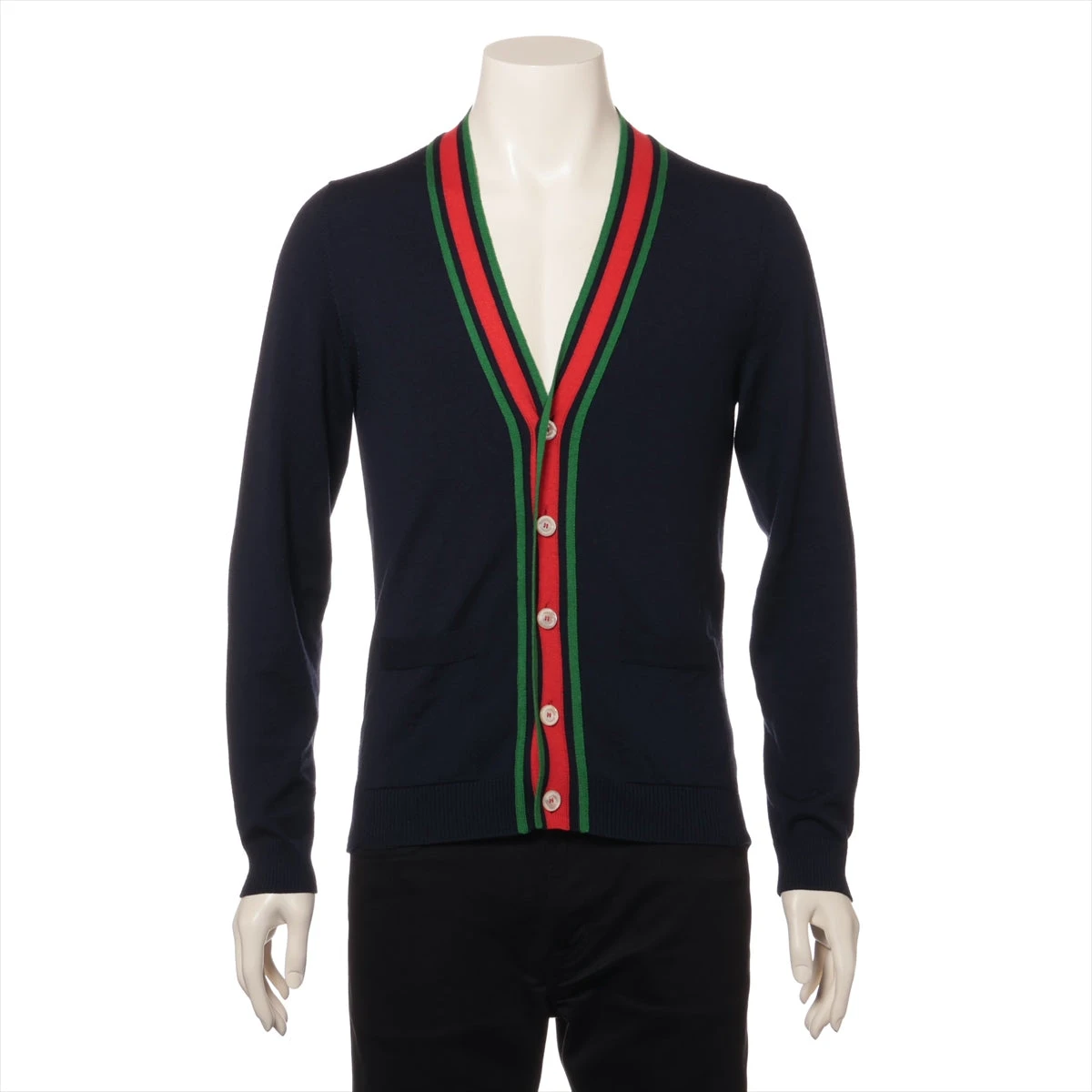 美品 GUCCI シェリーライン 薄手 カーディガン XL 美品 GUCCI シェリーライン 薄手 カーディガン XL - メルカリ