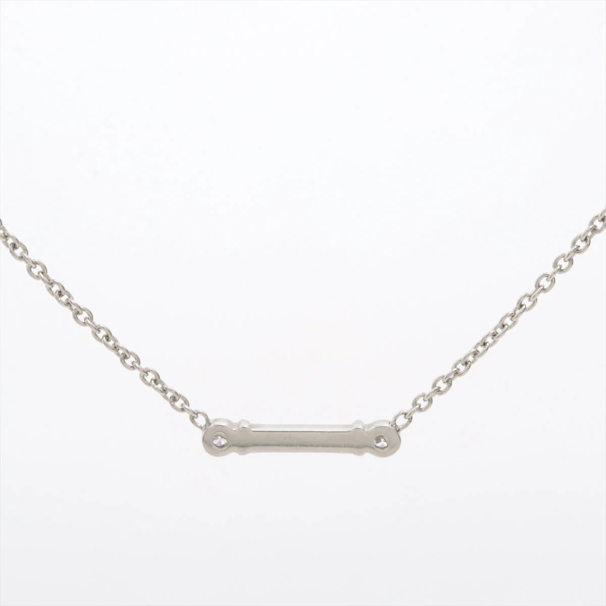 ティファニー フルールドリス ステム ダイヤ ネックレス Pt950 2.7g