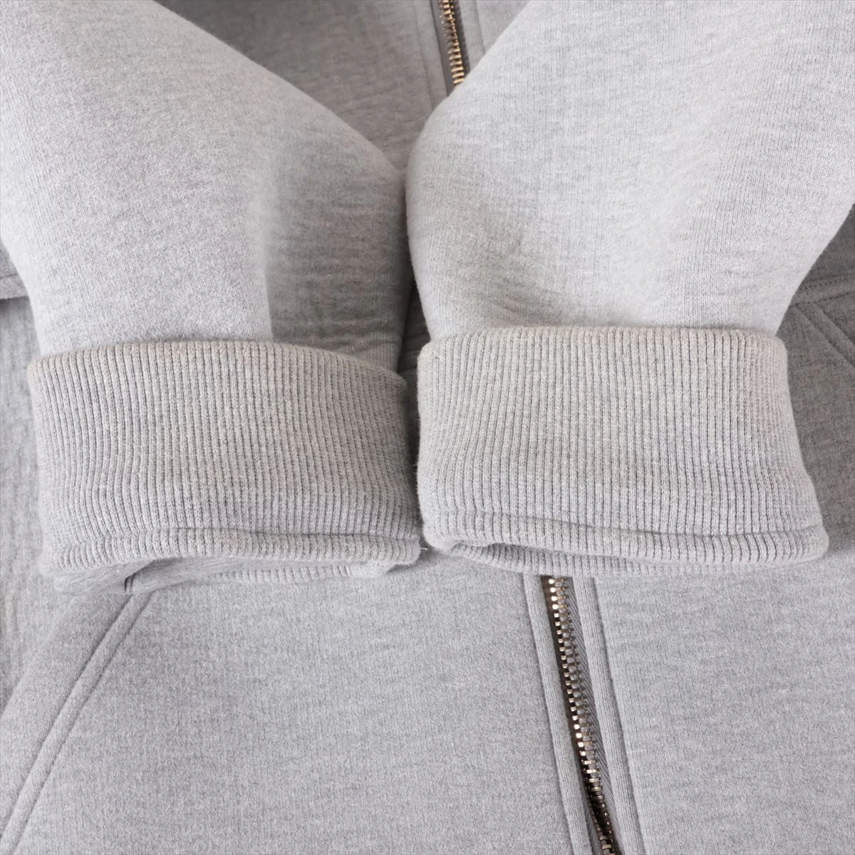 ミュウミュウ 23AW コットン パーカー S レディース グレー MJL967