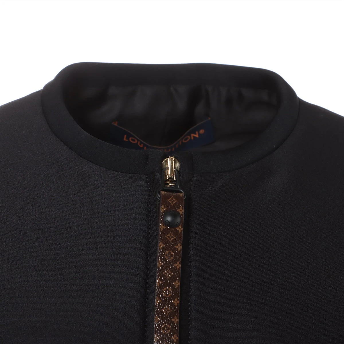 ヴィトン 24SS ウール×シルク ノーカラージャケット 34 レディース 