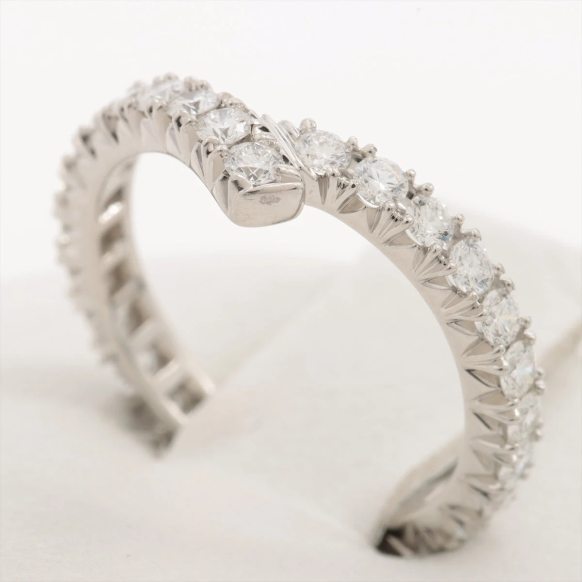 ハリーウィンストン リボンバンド ダイヤ リング Pt950 2.8g