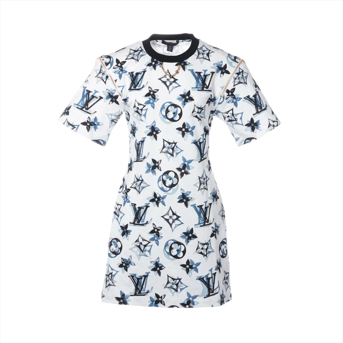 お値下げ★超美品‼️ルイヴィトン.ワンピース.サイズX S.美品 極美品 LOUIS VUITTON ルイヴィトン ロングワンピース シルク100