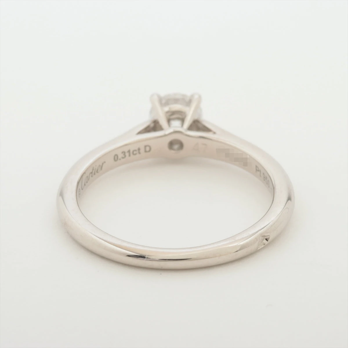 カルティエ ソリテール1895 ダイヤリング 0.41ct/H/VS2/EX 楽天市場