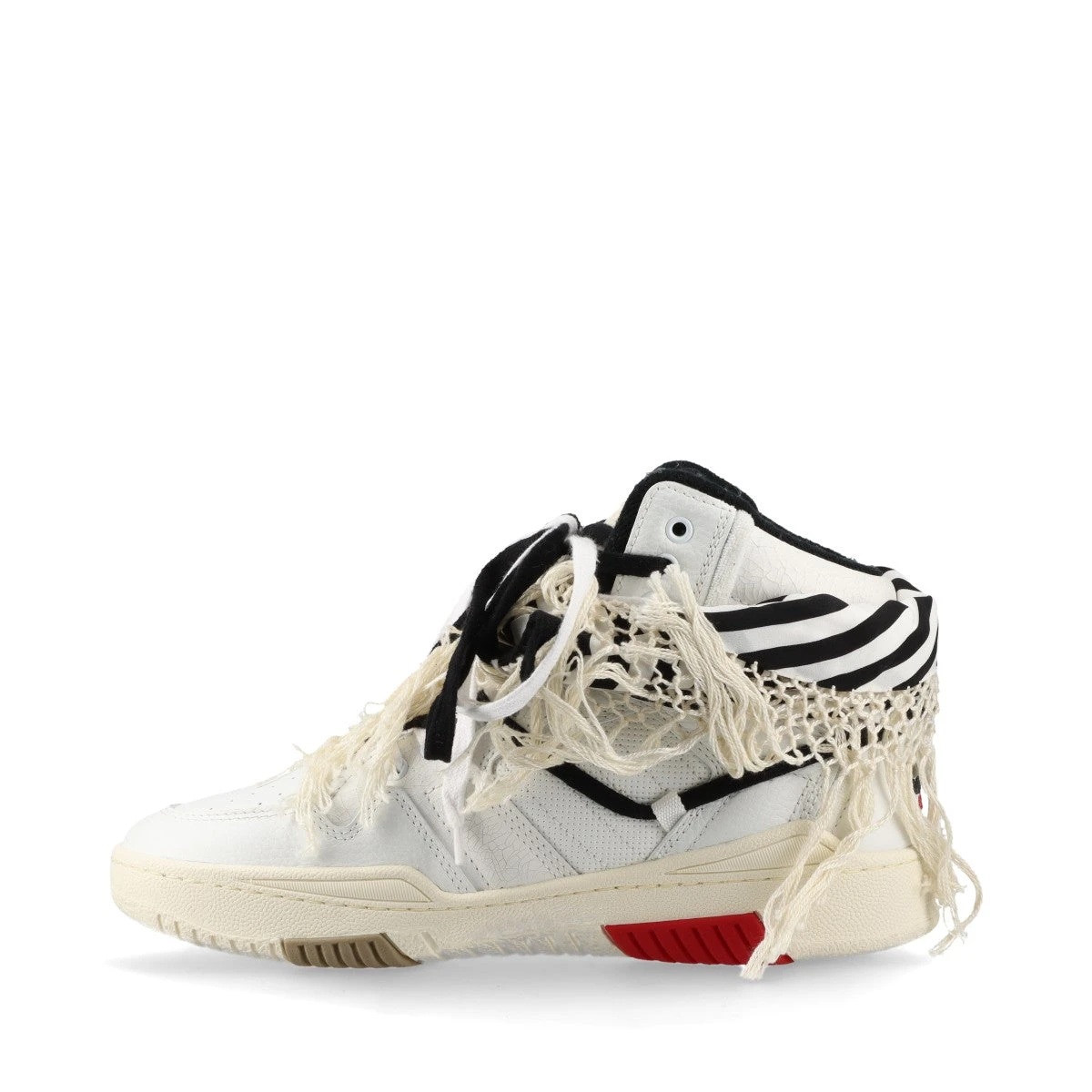 ✨サンローラン スミス フリンジ スカーフ ハイカット スニーカー