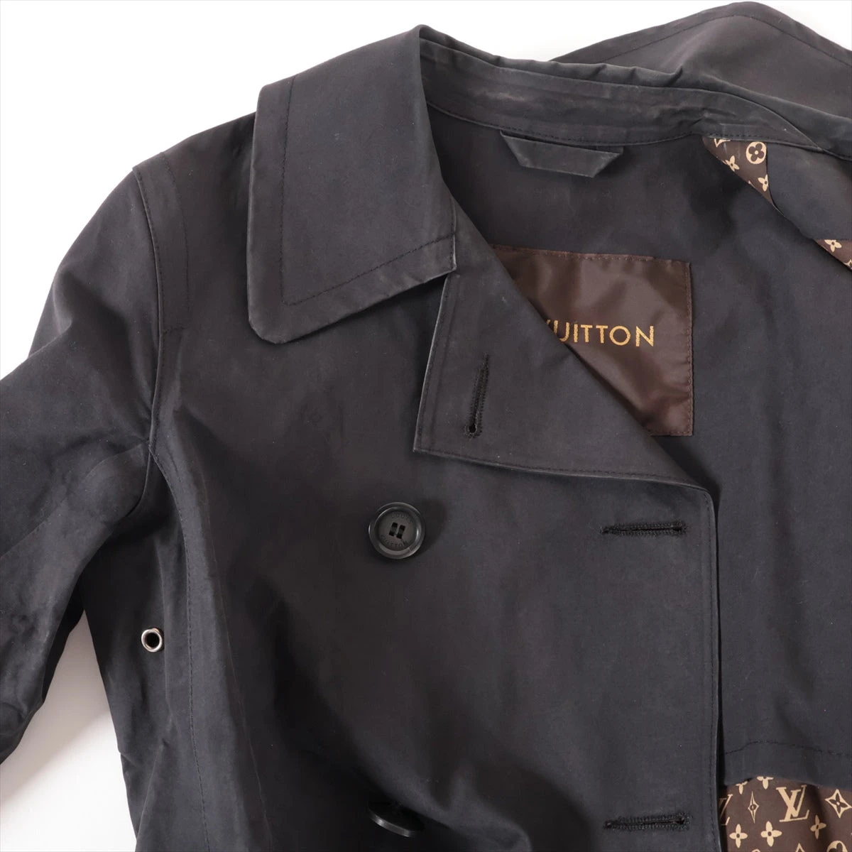 【お値下げ】ルイヴィトン マッキントッシュ ハーフコート 新品未使用 34 黒 LOUIS VUITTON - マルチカラー ルイヴィトン マッキントッシュ