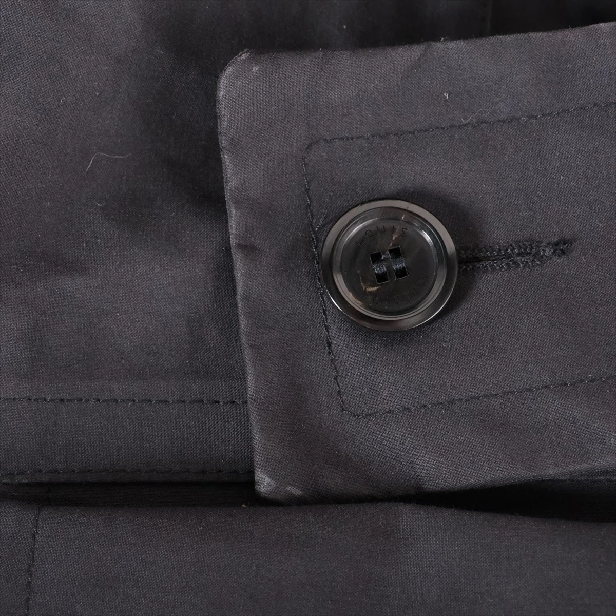 ヴィトン×マッキントッシュ モノグラム コットン ゴム引きコート 34  