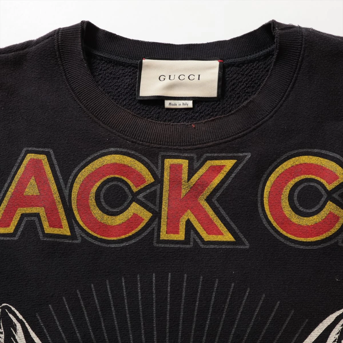 GUCCI　グッチ　ブラック　キャット　ネコ　トレーナー　スウェット 20180129214723825_215.jpg