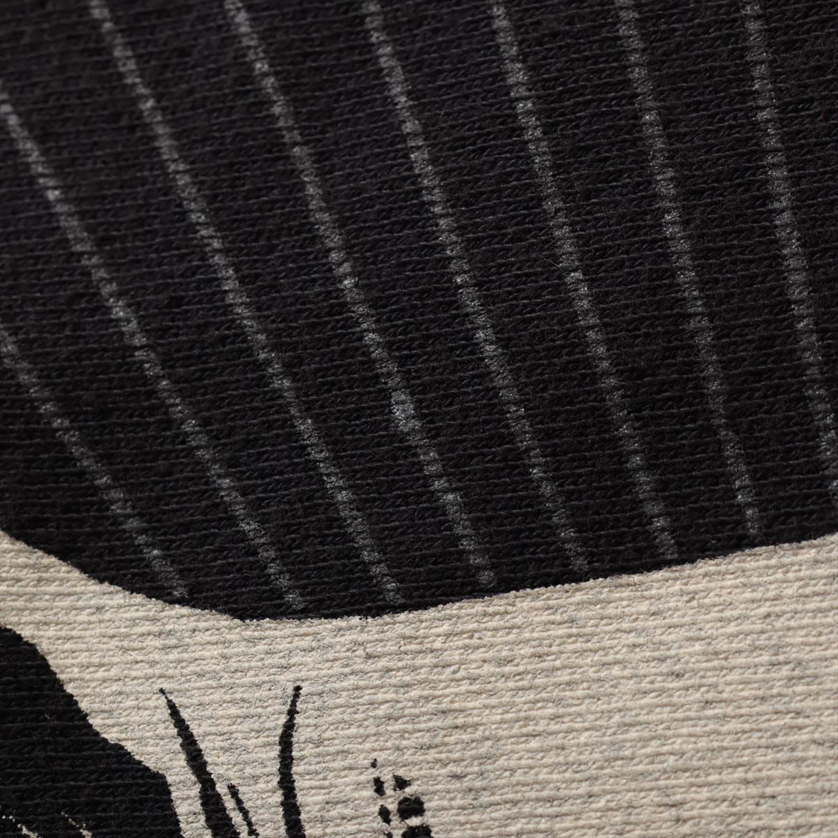 グッチ コットン スウェット XS メンズ ブラック ブラック