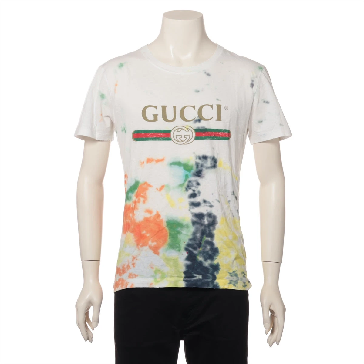グッチ コットン Tシャツ XS メンズ マルチカラー 457936 A3380272 