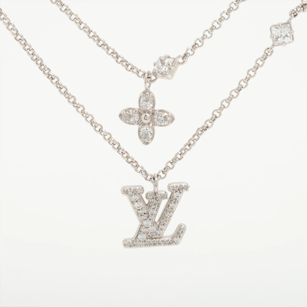 ヴィトン ネックレス レディLV TE3234 ネックレス GP×ライン