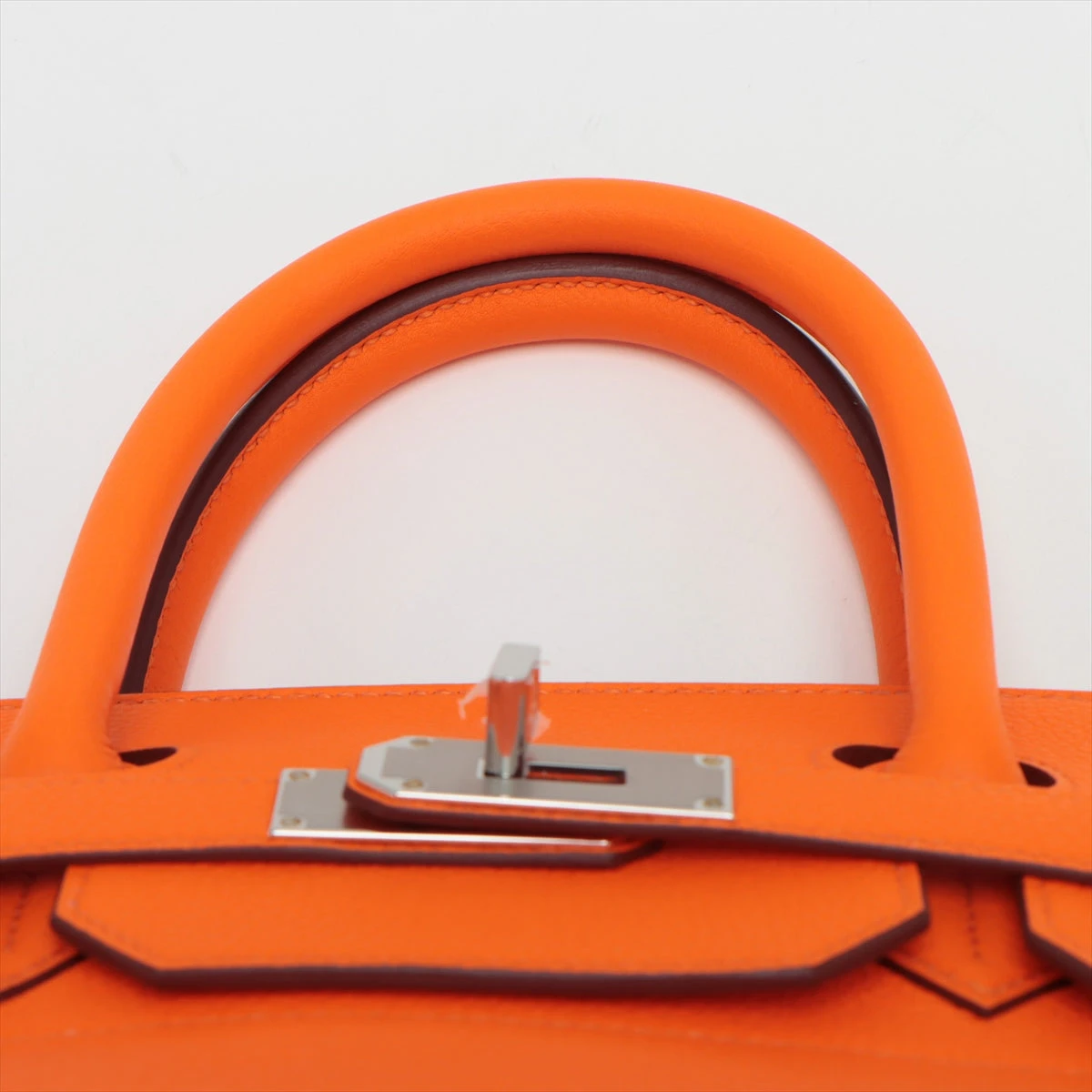 エルメス オータクロア40 トゴ オレンジミニアン シルバー金具 W:2024