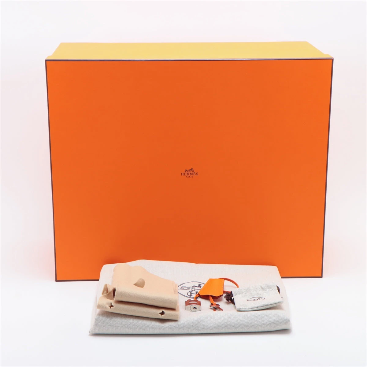 エルメス オータクロア40 トゴ オレンジミニアン シルバー金具 W:2024