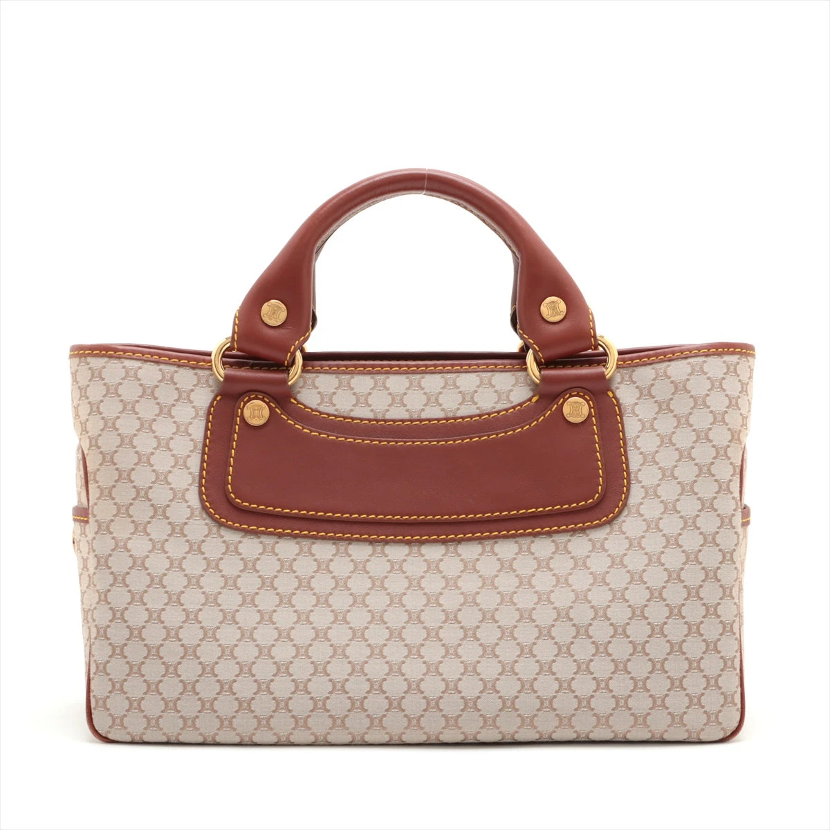 本物 セリーヌ ハンドバッグ 新品同様 レディース ブギーバッグ マカダム ロゴ CELINE セリーヌ バッグ レディース ブランド ハンドバッグ
