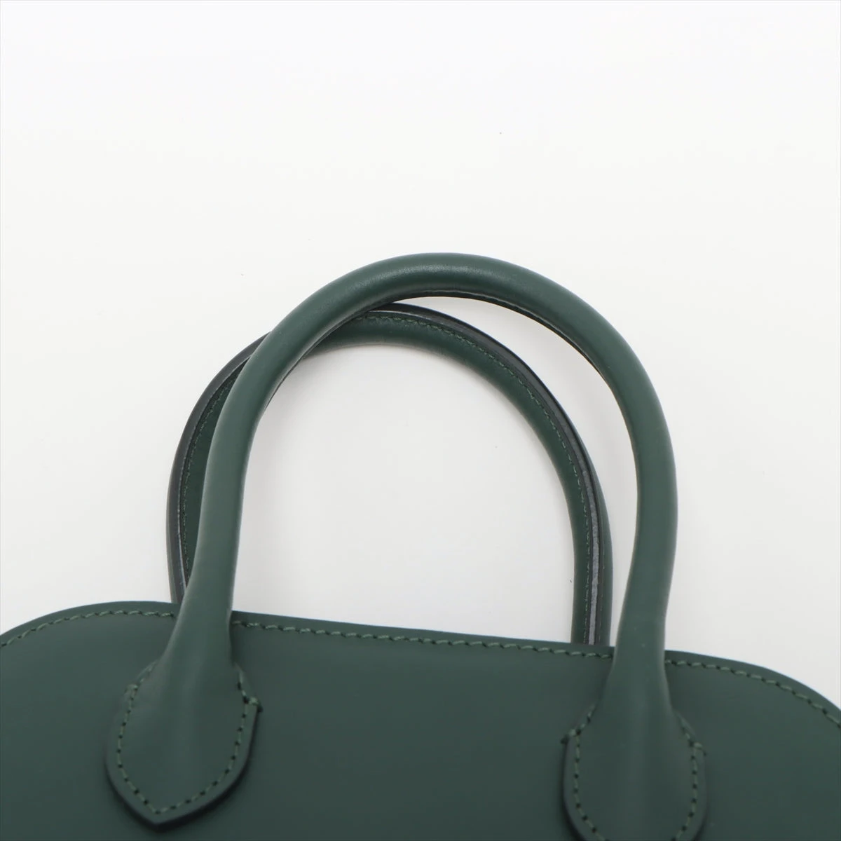 ザロウ マルゴー7.5 レザー 2WAYハンドバッグ グリーン A3365351