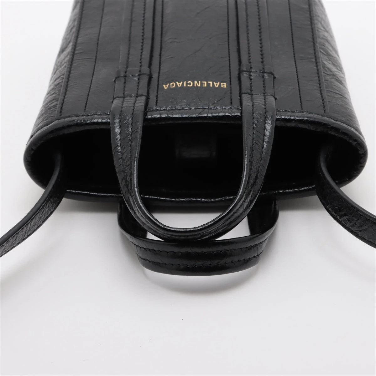 バレンシアガ バルべス レザー 2WAYショルダーバッグ ブラック 693793