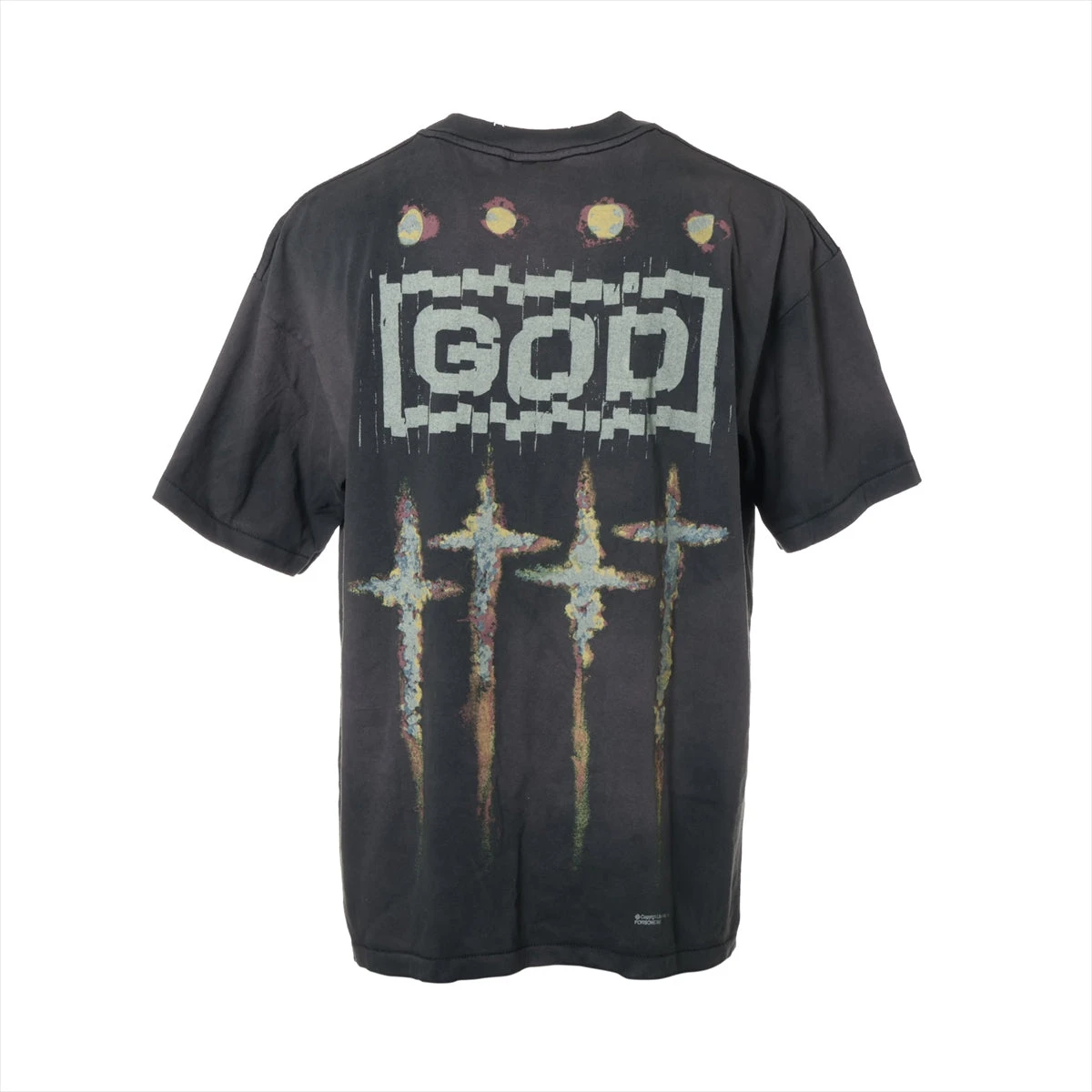 セントマイケル 23AW コットン Tシャツ L メンズ グレー SM-A23 セントマイケル 23AW コットン Tシャツ L メンズ グレー SM-A23