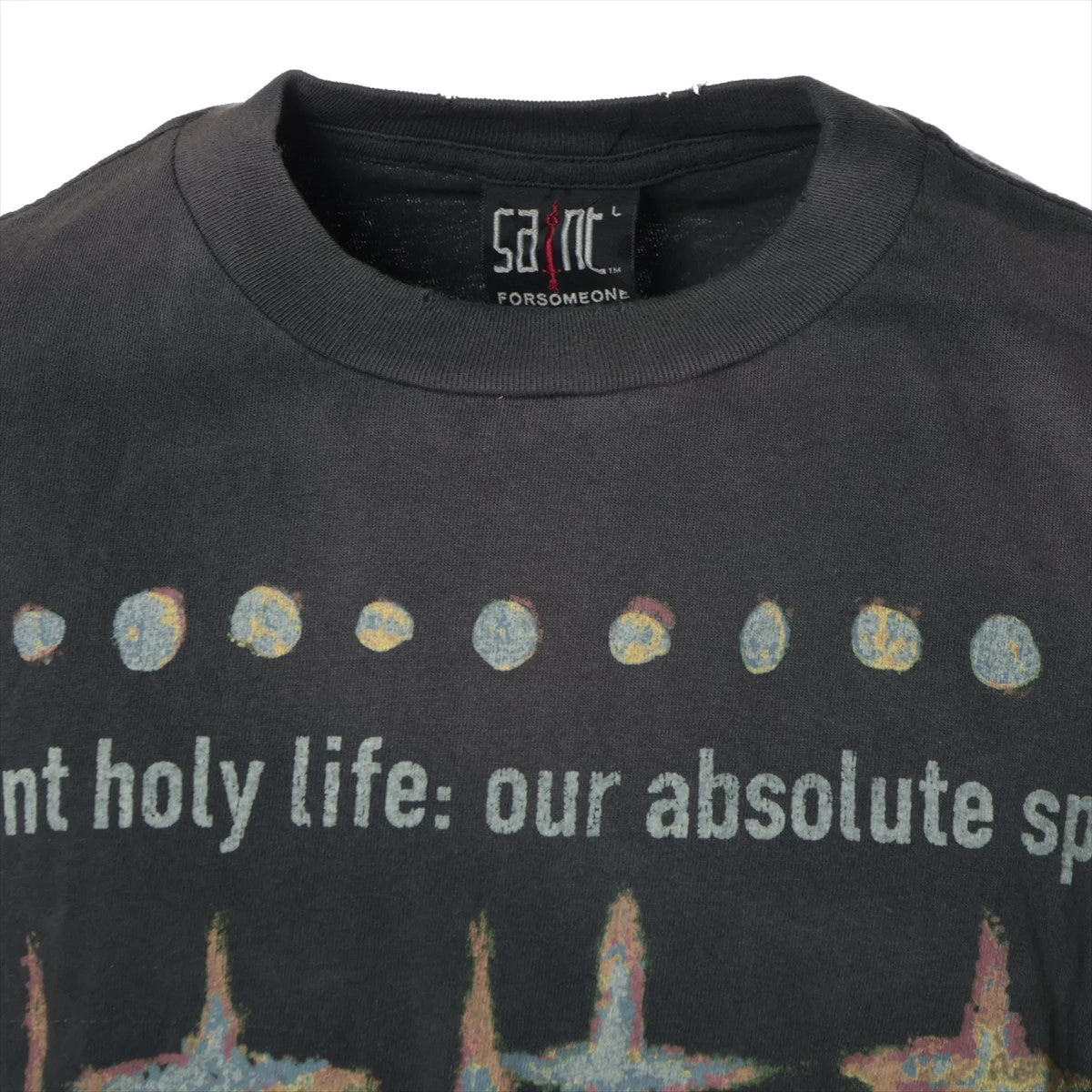 セントマイケル 23AW コットン Tシャツ L メンズ グレー SM-A23