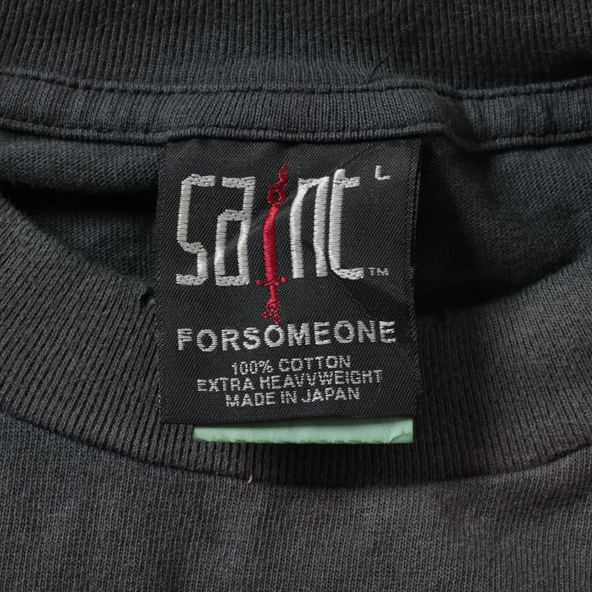 セントマイケル 23AW コットン Tシャツ L メンズ グレー SM-A23 セントマイケル 23AW コットン Tシャツ L メンズ グレー SM-A23