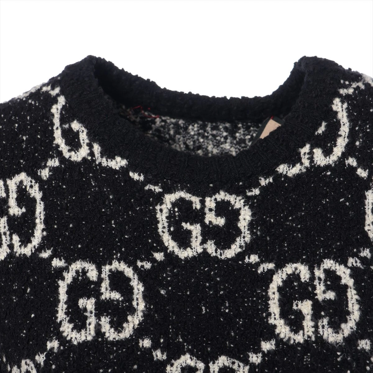 セール【GUCCI】レディース☆GGロゴ ニット ウール ワンピース グッチ GGジャカード 23年 コットン×レーヨン ニットワンピース
