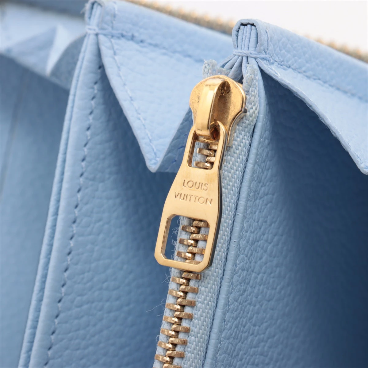 ヴィトン アンプラント ジッピーウォレット M83308 ラテホワイト  