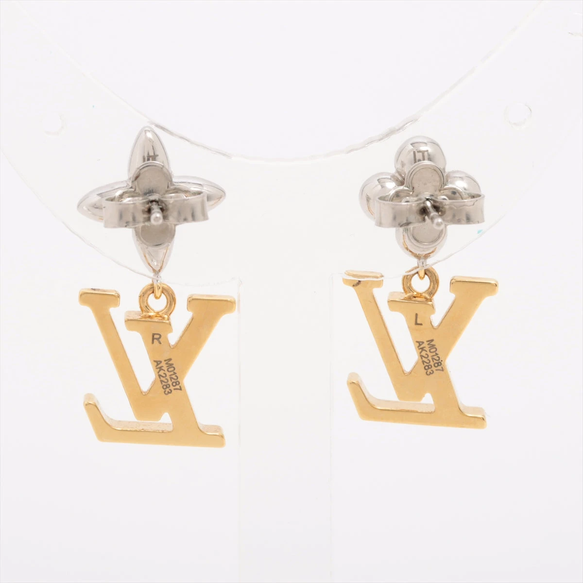 ヴィトン M01287 ピアス パンダント LV アイコニック フラワー