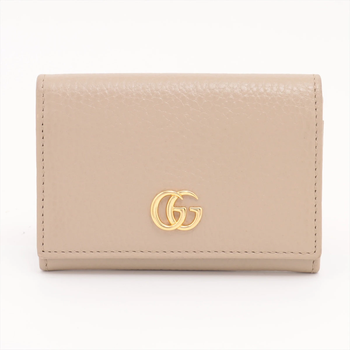 グッチ GGマーモント パース ケース ベージュ GUCCI グッチ GGマーモント 739525 レザー カードケース ベージュ