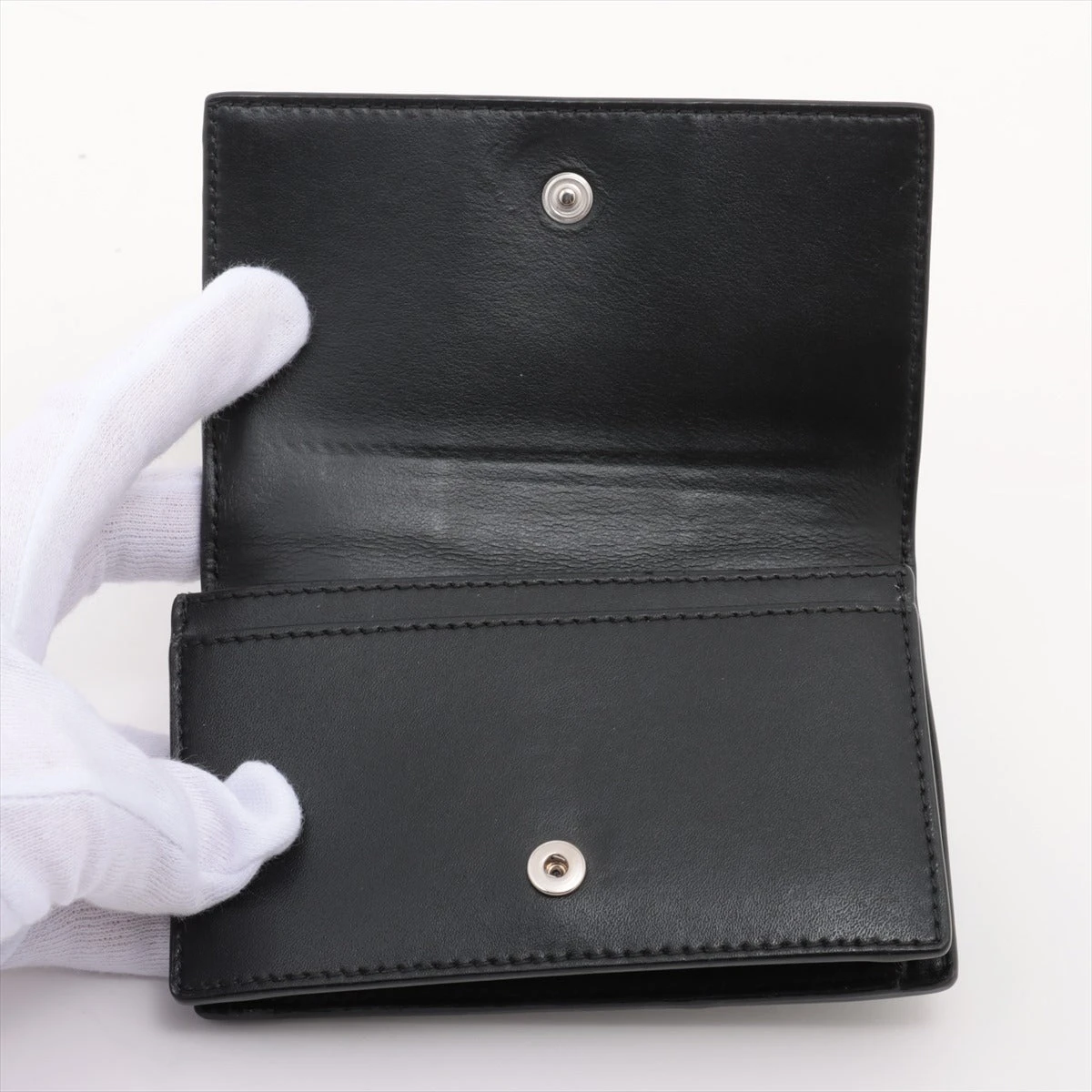 ボッテガヴェネタ カードケース マキシ イントレチャート ブラック 黒