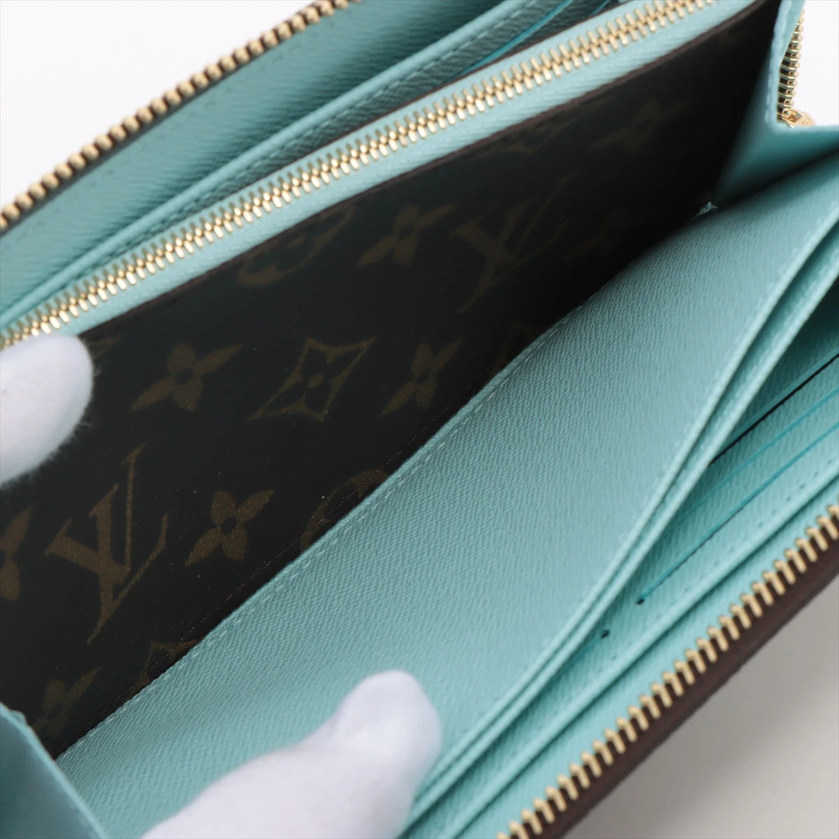 ヴィトン モノグラム ジッピー ウォレット M12223 RFID反応あり