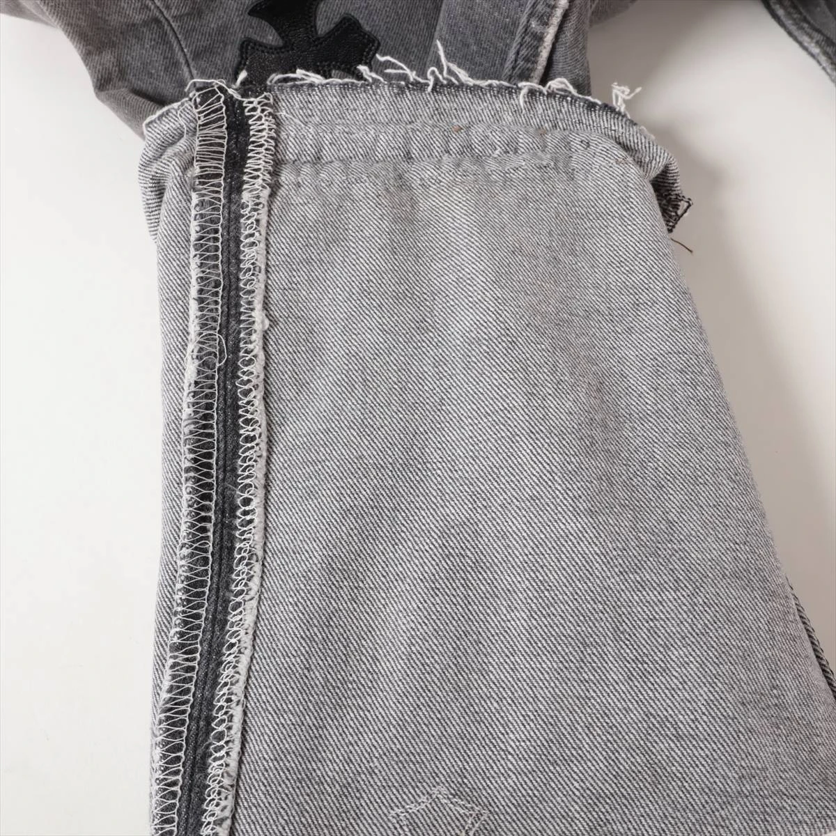 クロムハーツ×リーバイス デニムパンツ コットン サイズ30 グレー 501