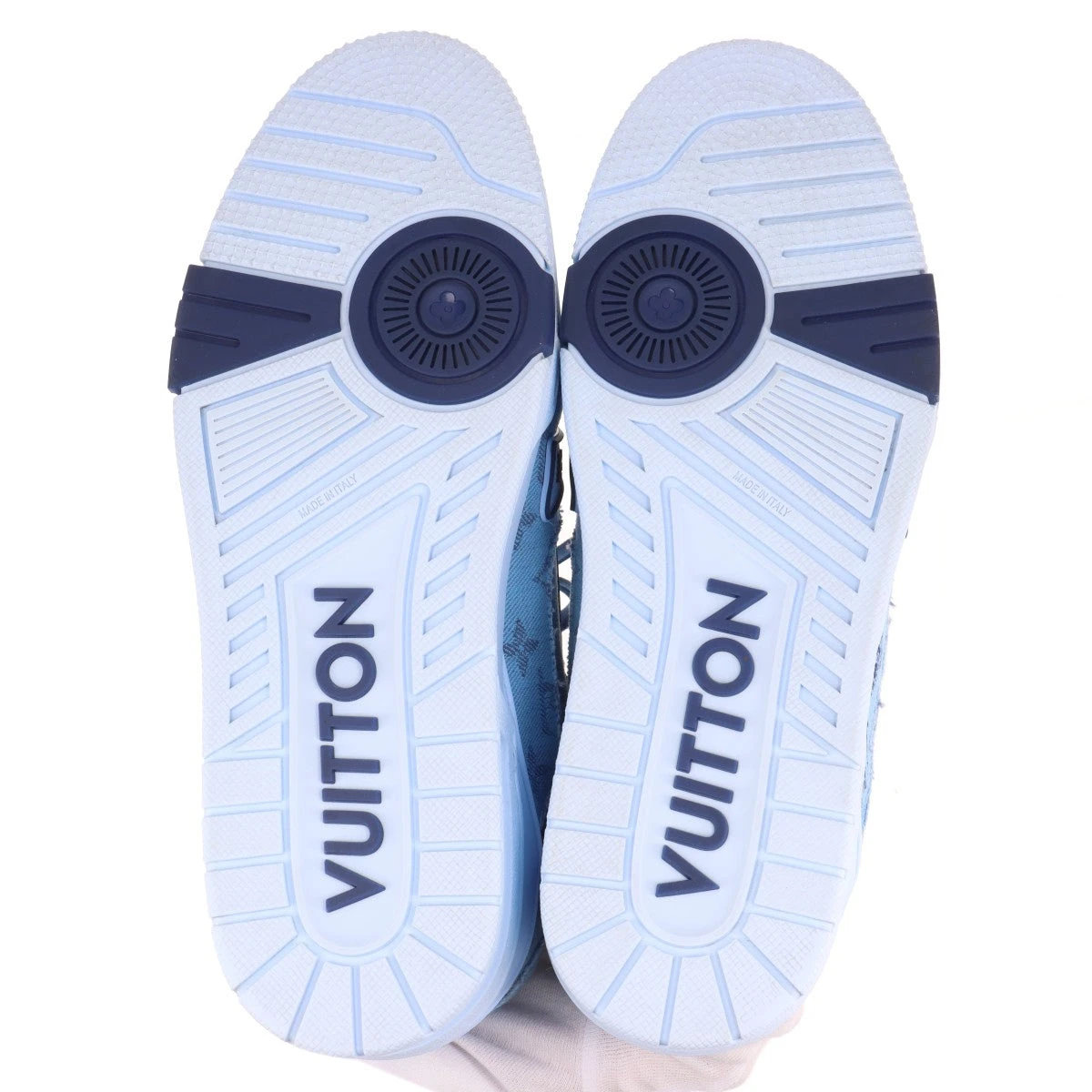 ヴィトン LVトレイナーライン 24年 デニム×レザー スニーカー 7