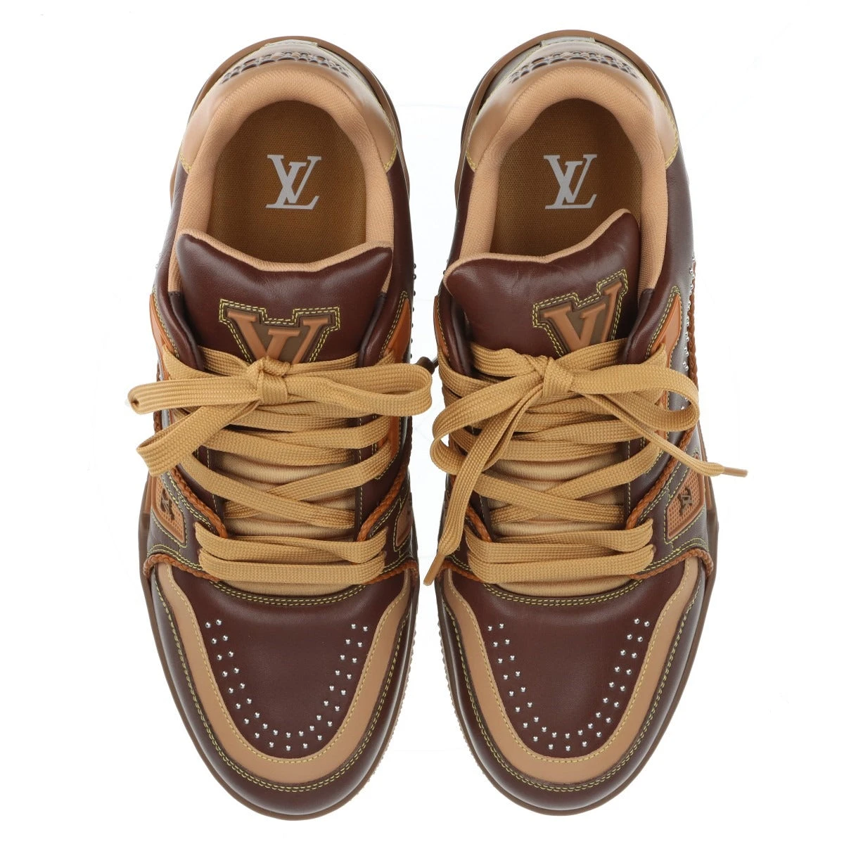 ヴィトン LVトレイナーライン 24年 レザー スニーカー 7 メンズ