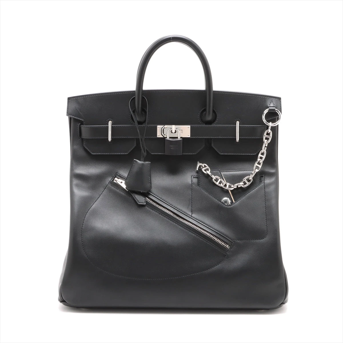 Hermès オレンジ箱　バーキン40、オータクロア40用　箱のみ エルメス オータクロア 40 ロック エヴァーグレイン ブラック シルバー