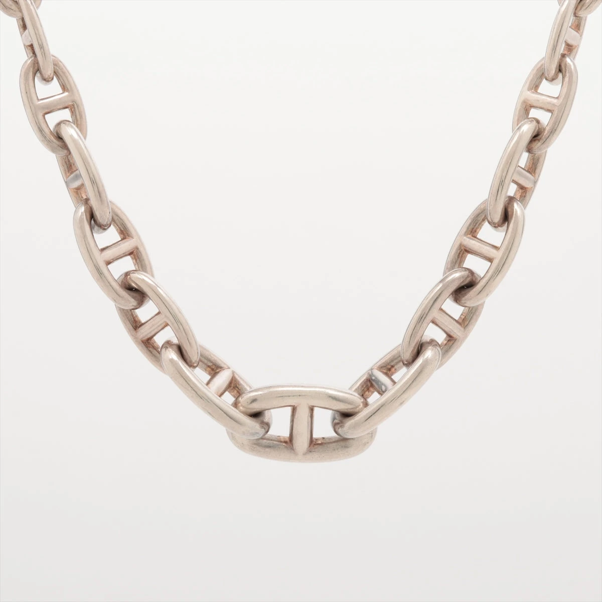 エルメス クレッシェンド ネックレス 925 124.7g シルバー 筆記体刻印