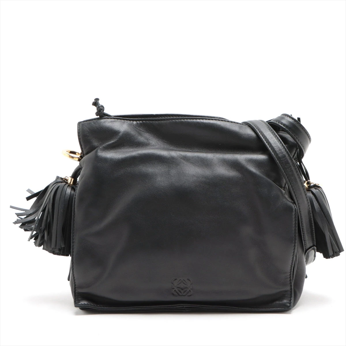 LOEWE ロエベ フラメンコ ショルダーバッグ 2WAY ナッパレザー LOEWE（ロエベ） フラメンコ レザー 2Wayショルダーバッグ ブラウン