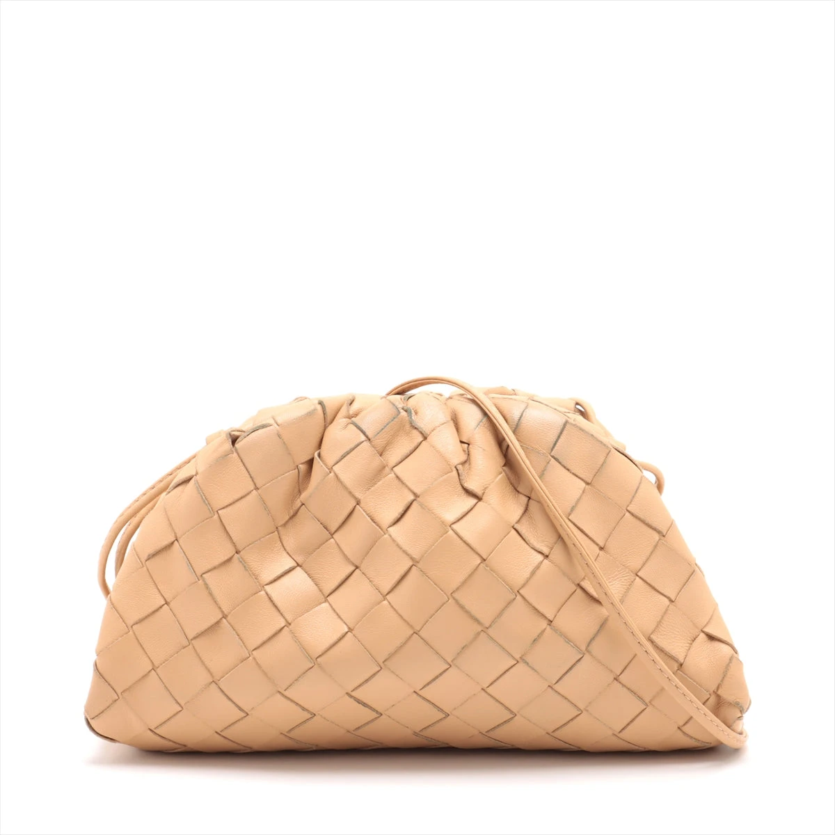 ボッテガヴェネタ イントレチャート ミニ ザ ポーチ レザー ベージュ ボッテガヴェネタ イントレチャート ミニ ザ ポーチ レザー ベージュ