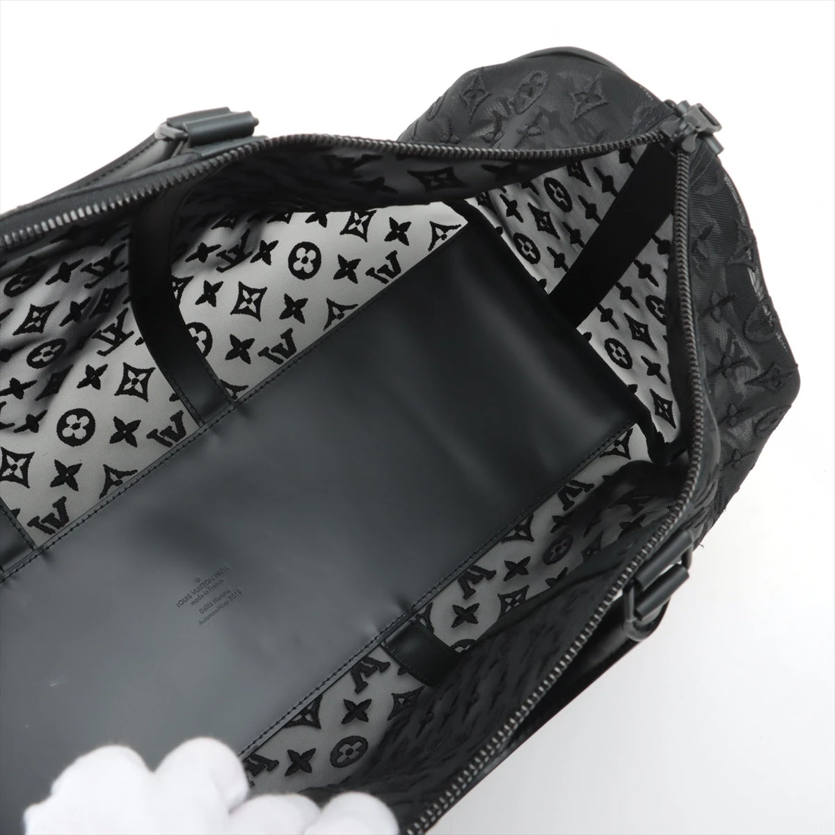 LOUIS VUITTON キーポル バンドリエール50 モノグラム シースルー LOUIS VUITTON ルイ・ヴィトン ボストンバッグ キーポル・バンド