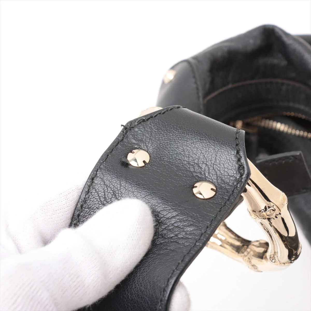 正規品　グッチシマ　レザーショルダーバッグ グッチ グッチシマ レザー ショルダーバッグ ブラック 248274 A3367770