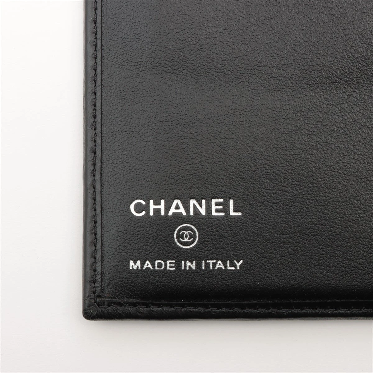 シャネル パスポートケース オールブラック かっこいい！】CHANEL*オールブラック*パスポートケース (CHANEL