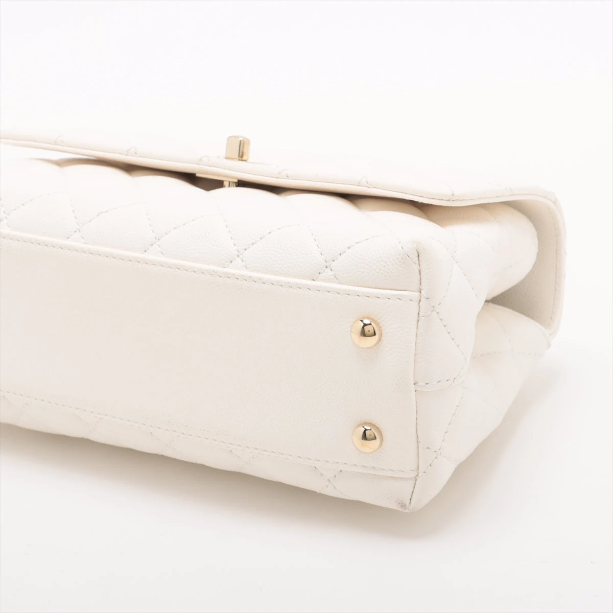 シャネル ココハンドル24 XS キャビアスキン 2WAYハンドバッグ