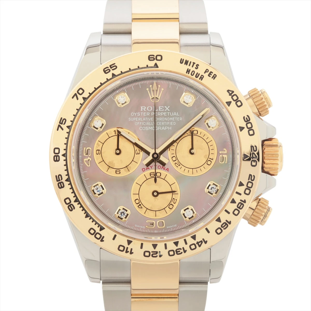 Rolex Datejust 36mm Yellow Gold and Steel Fluted Bezel White