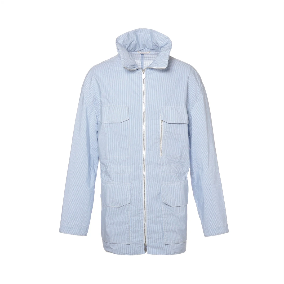 エルメス 24SS コットン×ポリエステル ジャケット 48 メンズ ブルー 